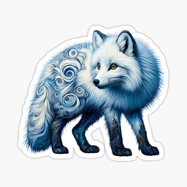 Item preview, Arctic Fox Art #25 | Fox Lovers designed and sold by ksgraphics222.