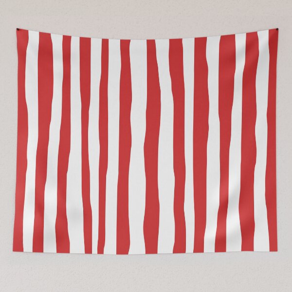 Item preview, Vertical Stripes Red & White designed and sold by tonymagnerart.