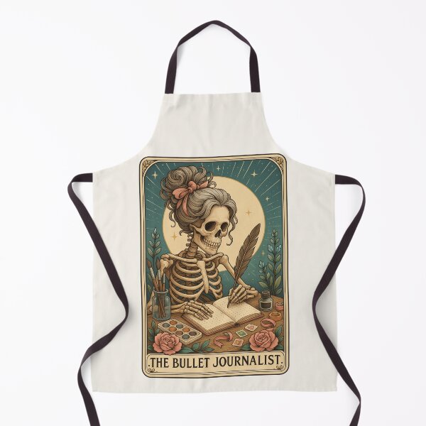 Item preview, The Skeleton Tarot Card - The Bullet Journalist designed and sold by Graphicarium Shop.