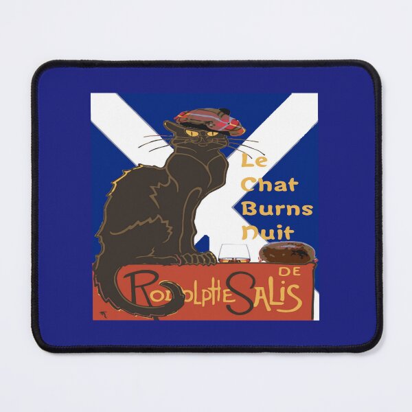 Item preview, Le Chat Burns Nuit Haggis Dram Scottish Saltire designed and sold by taiche.