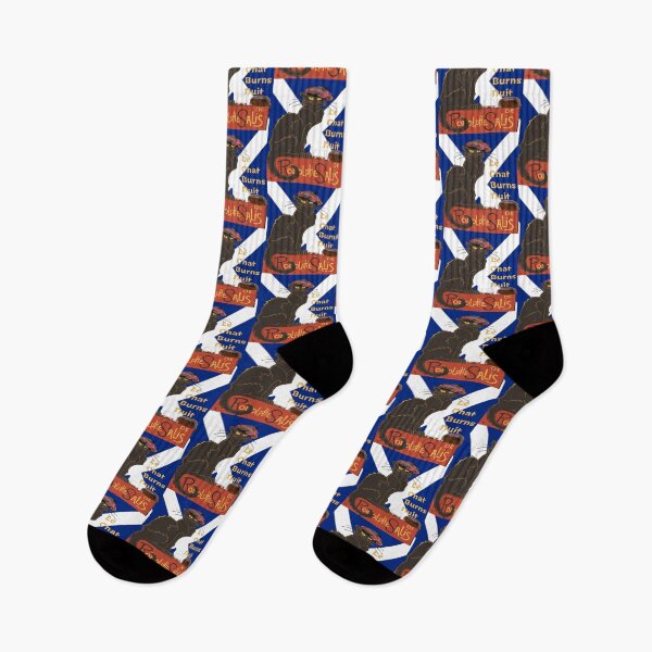 Item preview, Le Chat Burns Nuit Haggis Dram Scottish Saltire designed and sold by taiche.