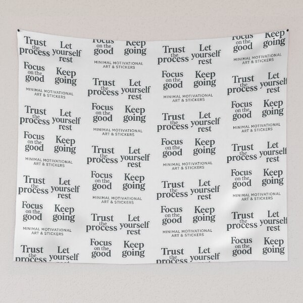 Item preview, Motivational Sticker Set – Gentle Words for the Soul designed and sold by Natthiya Minimal.