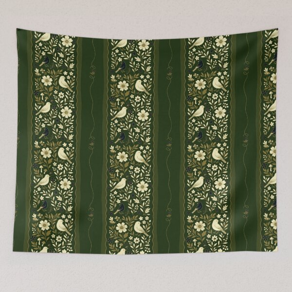 Item preview, Woodland Songbird Border designed and sold by Loomandlorebyh.