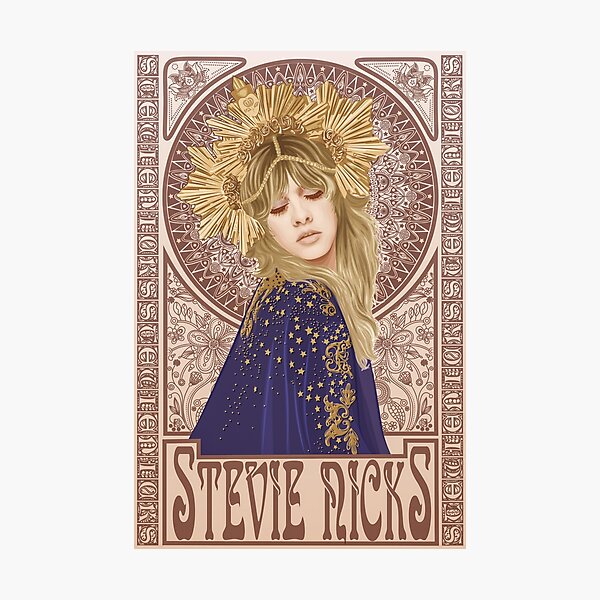 Stevie Nicks Illustration Photographic Print