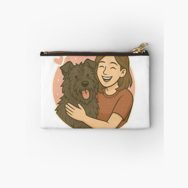 Item preview, Grace & Strength: Woman & Bouvier des Flandres Cartoon designed and sold by GoodyPaws.