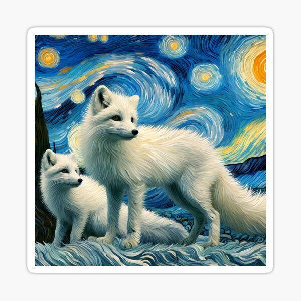 Item preview, Arctic Fox Art #27 | Fox Lovers designed and sold by ksgraphics222.