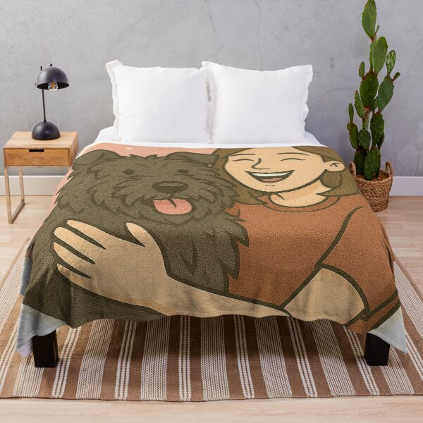 Item preview, Grace & Strength: Woman & Bouvier des Flandres Cartoon designed and sold by GoodyPaws.