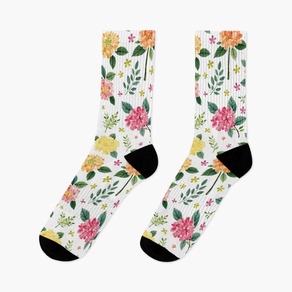 Item preview, Dahlia Garden Party Pastel Print designed and sold by Magnolia Valley Art.