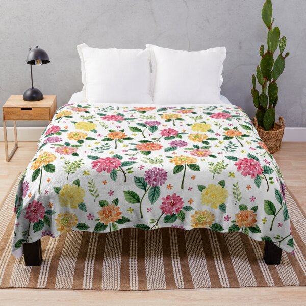 Item preview, Dahlia Garden Party Pastel Print designed and sold by Magnolia Valley Art.