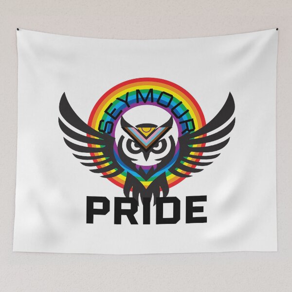 Item preview, Seymour Pride Owl & Rainbow designed and sold by LibStix.