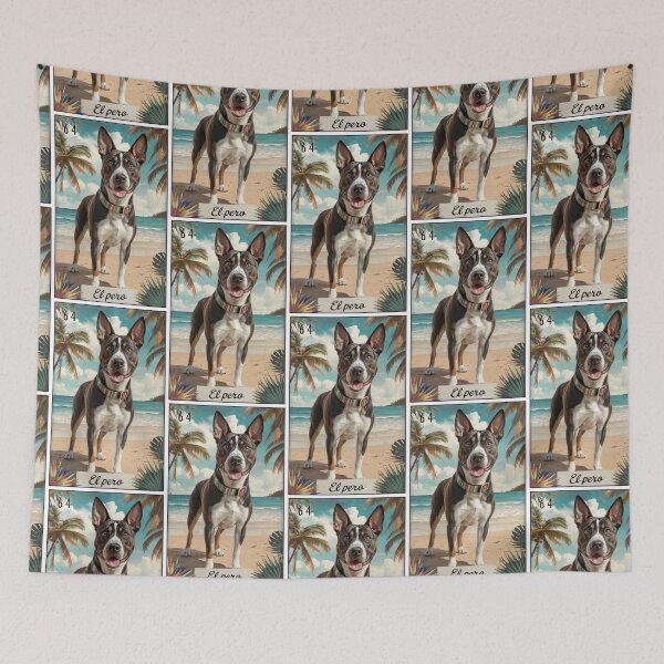 Item preview, El Pero (the dog) Loteria Card 64 designed and sold by matteflor.