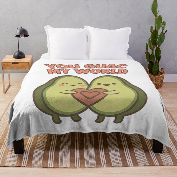 Item preview, You Guac My World – Cute Kawaii Avocado Couple designed and sold by POPDOTSHOP.