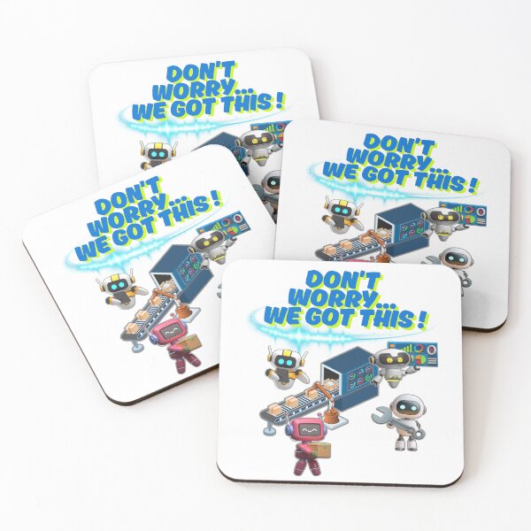 Item preview, Don’t Worry, We Got This – Robot Assembly Line Squad Shirt designed and sold by ArtbyCrystal.
