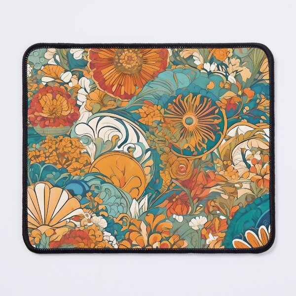 Item preview, colorful flower wave art designed and sold by SanchillShop.