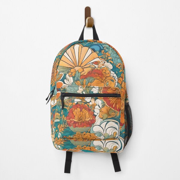 Item preview, colorful flower wave art designed and sold by SanchillShop.