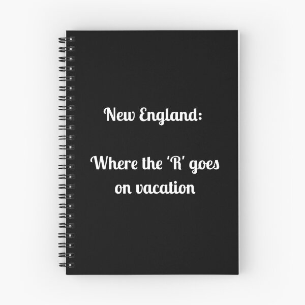 Item preview, New England: Where the 'R' goes on vacation designed and sold by That Toph Stuff.