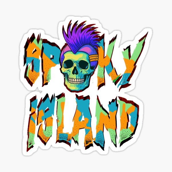 Item preview, SPOOKY ISLAND designed and sold by Onlypridelands .