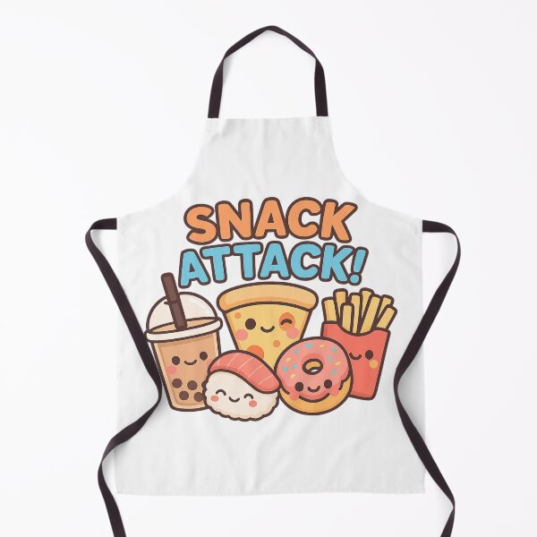 Item preview, Snack Attack – Cute Kawaii Food Friends designed and sold by POPDOTSHOP.