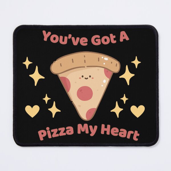 Item preview, You've Got a Pizza My Heart – Cute Kawaii Pizza Pun Design designed and sold by POPDOTSHOP.