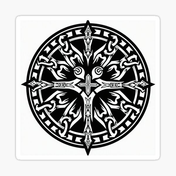 Item preview, Viking black mandala uowap 1 designed and sold by uowap.