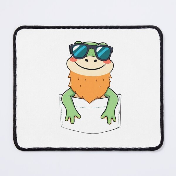 Item preview, Bearded Dragon in Pocket - Cute Lizard Lover Shirt, Reptile Enthusiast Graphic Tee designed and sold by ComediPets.
