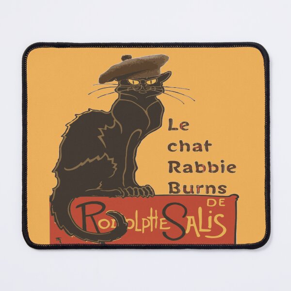Item preview, Le Chat Rabbie Burns With Tam OShanter designed and sold by taiche.