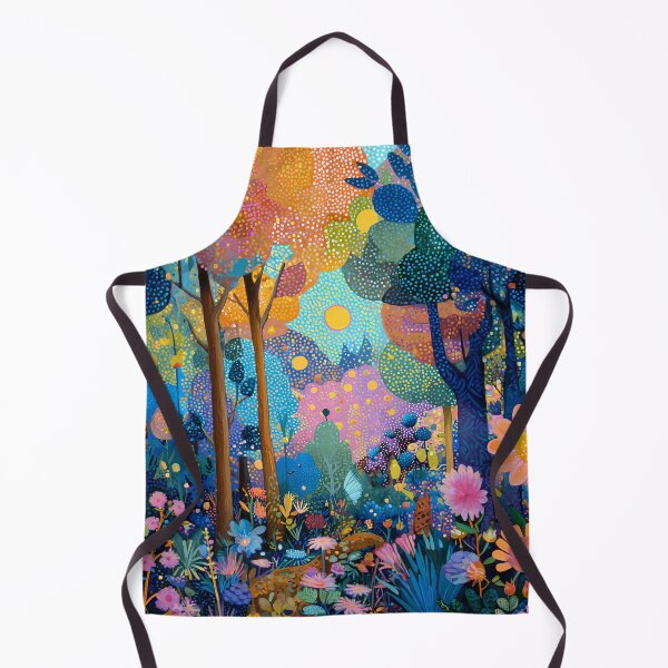 Artikelvorschau, Blumenwald im Tupfenmuster entworfen und verkauft von Neika Shimm Designs.