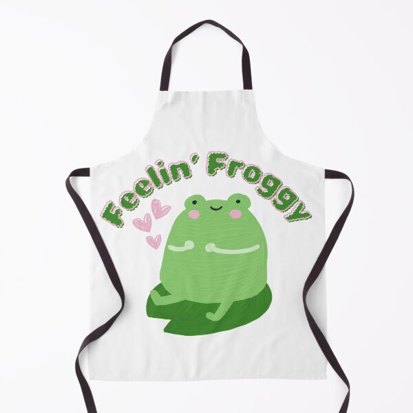 Artikelvorschau, Feelin‘ Froggy – Niedliches Frosch-Wortspiel-Design entworfen und verkauft von POPDOTSHOP.
