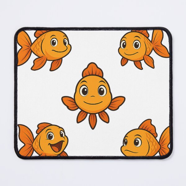 Item preview, Adorable Goldfish Squad – Cute & Playful Cartoon Design designed and sold by ygmrribi.