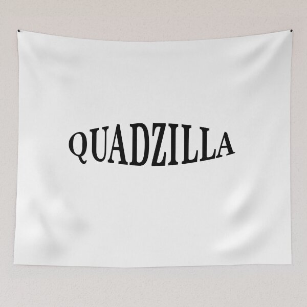 Item preview, Quadzilla Gym Quote designed and sold by thepinkbarbell.