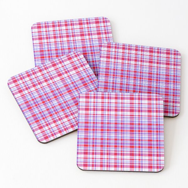 Item preview, Red and Blue Plaid Fabric Pattern Seamless Repeat designed and sold by Sharon Schwalbe.