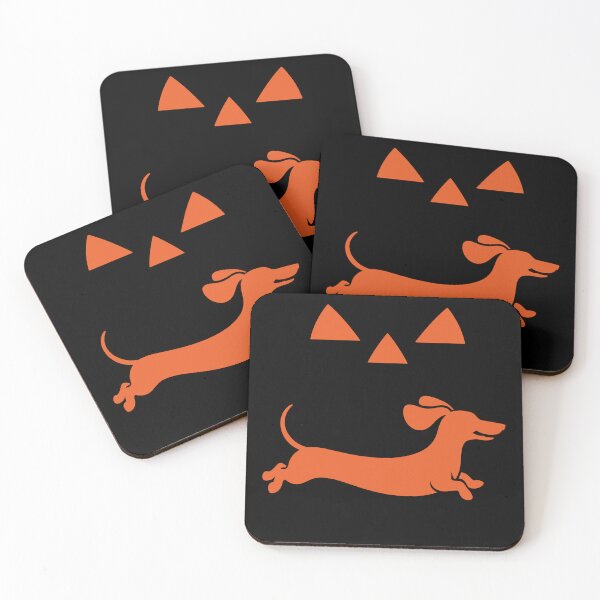 Item preview, jack-o'-lantern dachshund designed and sold by jkrphoto.
