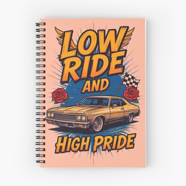 Aperçu de l'œuvre Low Ride High Pride - Illustration de voiture lowrider vintage créée et vendue par Real Love.