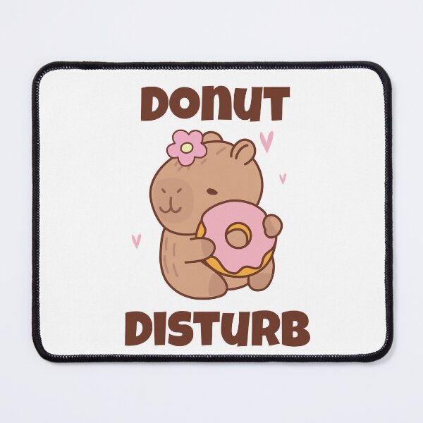Item preview, Donut Disturb - Kawaii Capybara Art designed and sold by POPDOTSHOP.