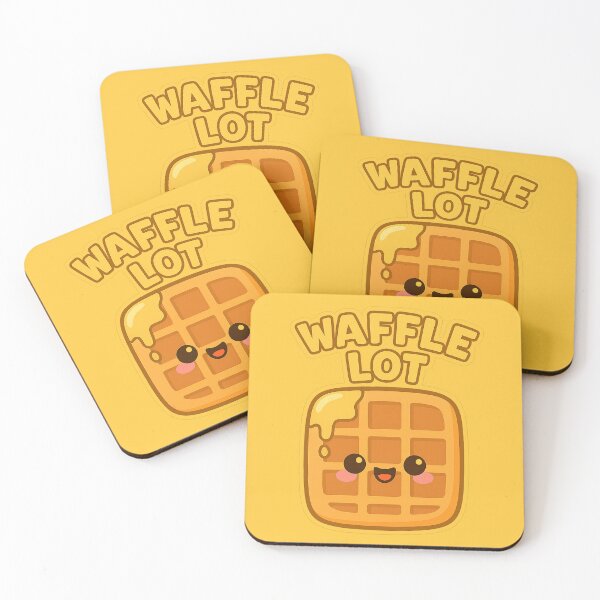 Item preview, Cute Cartoon Waffle designed and sold by Sadia  Jannat.