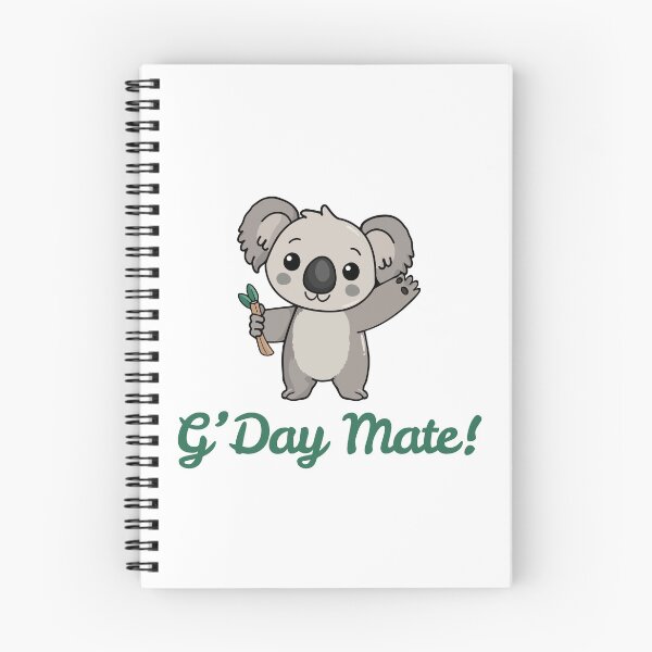 Item preview, G'Day Mate! - Australian Koala Holding Tree Branch designed and sold by POPDOTSHOP.