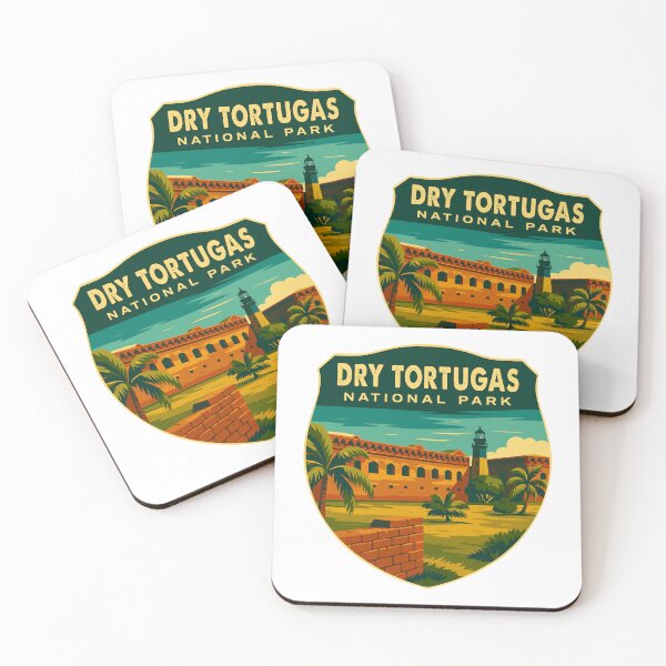 Item preview, Dry Tortugas National Park Retro Island Sticker designed and sold by Ismeal Von.