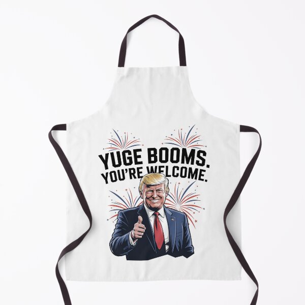 Item preview, Trump YUGE Booms Fireworks Funny USA Design designed and sold by Vexel Studio.