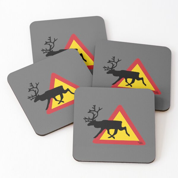 Item preview, Traffic sign - Reindeer in Sweden designed and sold by Aurealis.