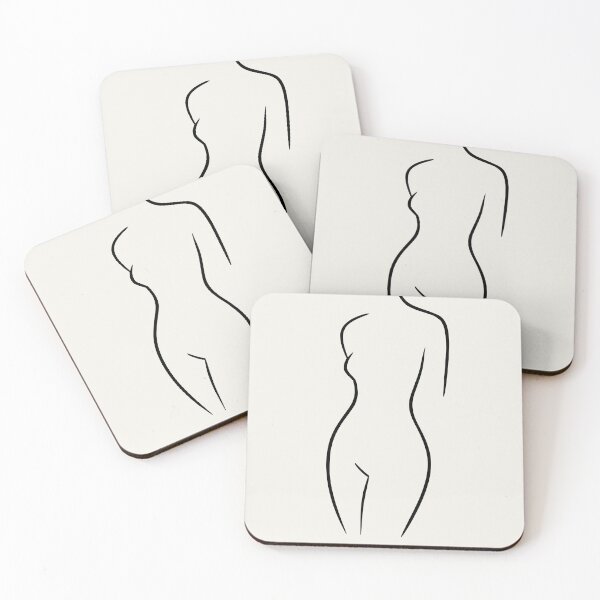 Item preview, Figurstudie 4 af 6 - Minimalist Female Form designed and sold by Lowtech.