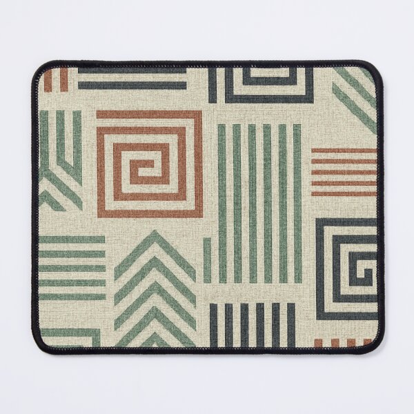 Item preview, Retro Tribal Lines – Geometric Textile Pattern designed and sold by Zenvo.