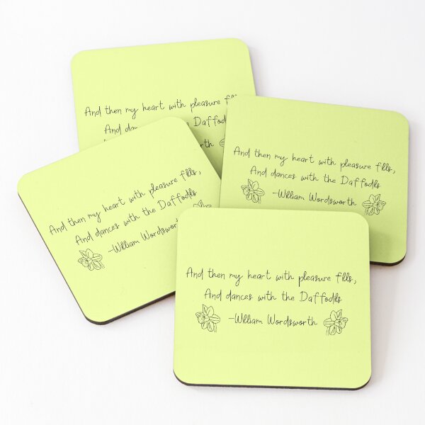 Item preview, William Wordsworth Daffodils Poem Quote designed and sold by ELLJAY-Designs.