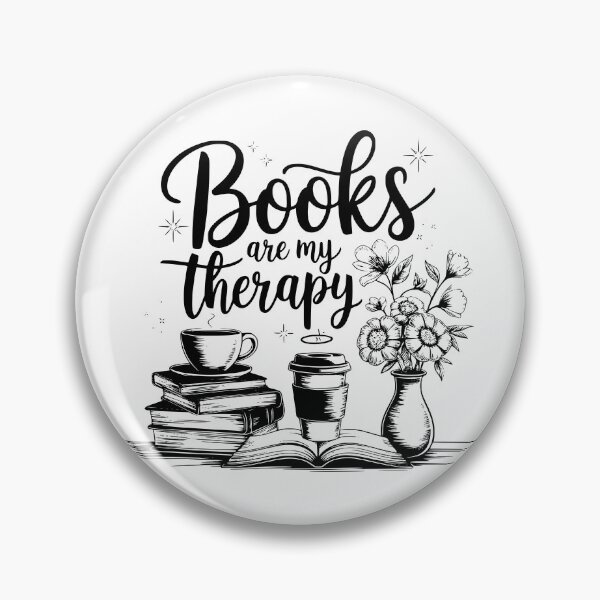 Item preview, Cozy book therapy lover quote design designed and sold by CleanDecor.