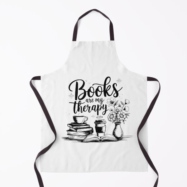Item preview, Cozy book therapy lover quote design designed and sold by CleanDecor.