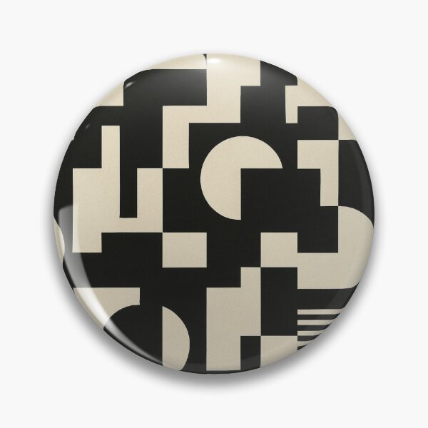 Item preview, Modernist Monochrome – Abstract Geometric Composition designed and sold by Zenvo.