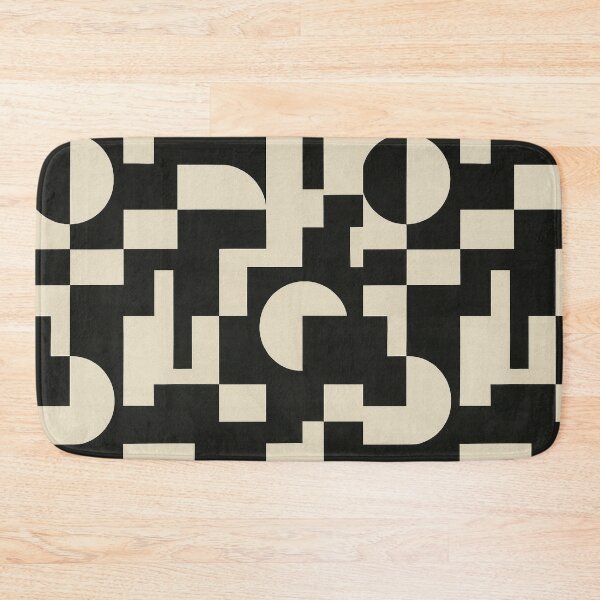Item preview, Modernist Monochrome – Abstract Geometric Composition designed and sold by Zenvo.
