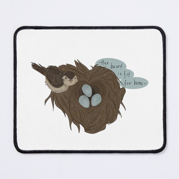 Item preview, Emily Dickinson Her Heart is Fit for Home designed and sold by SelahPaigeMakes.