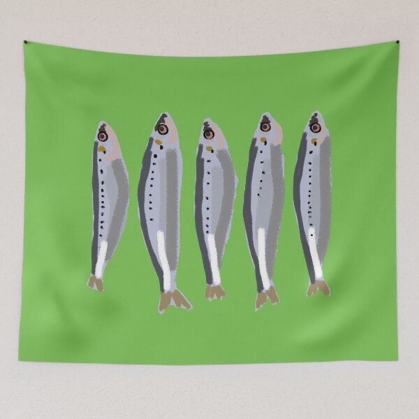 Item preview, Sardines Abstract designed and sold by ellenhenry.