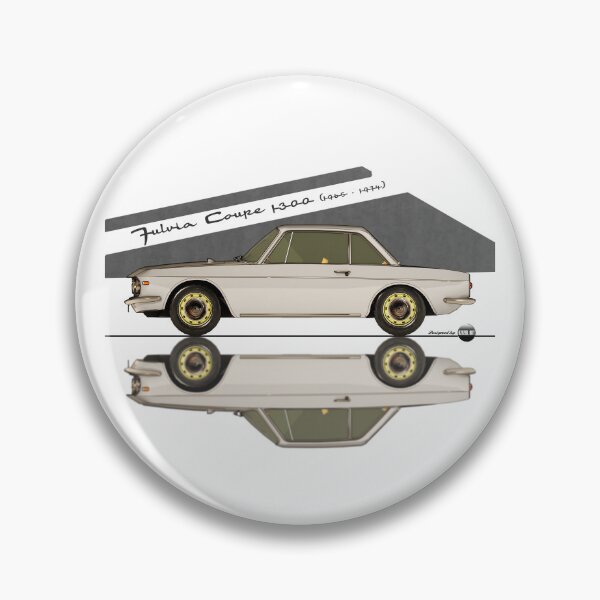 Item preview, Fulvia Coupé 1300 - 1965 -1974 - (Grigio Escoli) – Rally Roots in Style designed and sold by Azaziel.