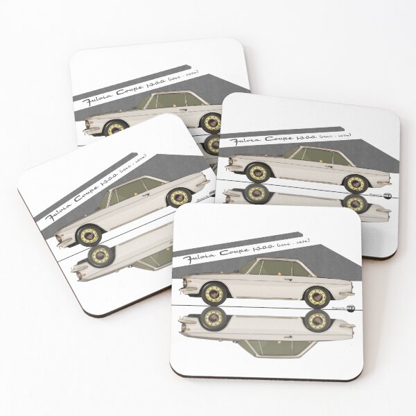 Item preview, Fulvia Coupé 1300 - 1965 -1974 - (Grigio Escoli) – Rally Roots in Style designed and sold by Azaziel.